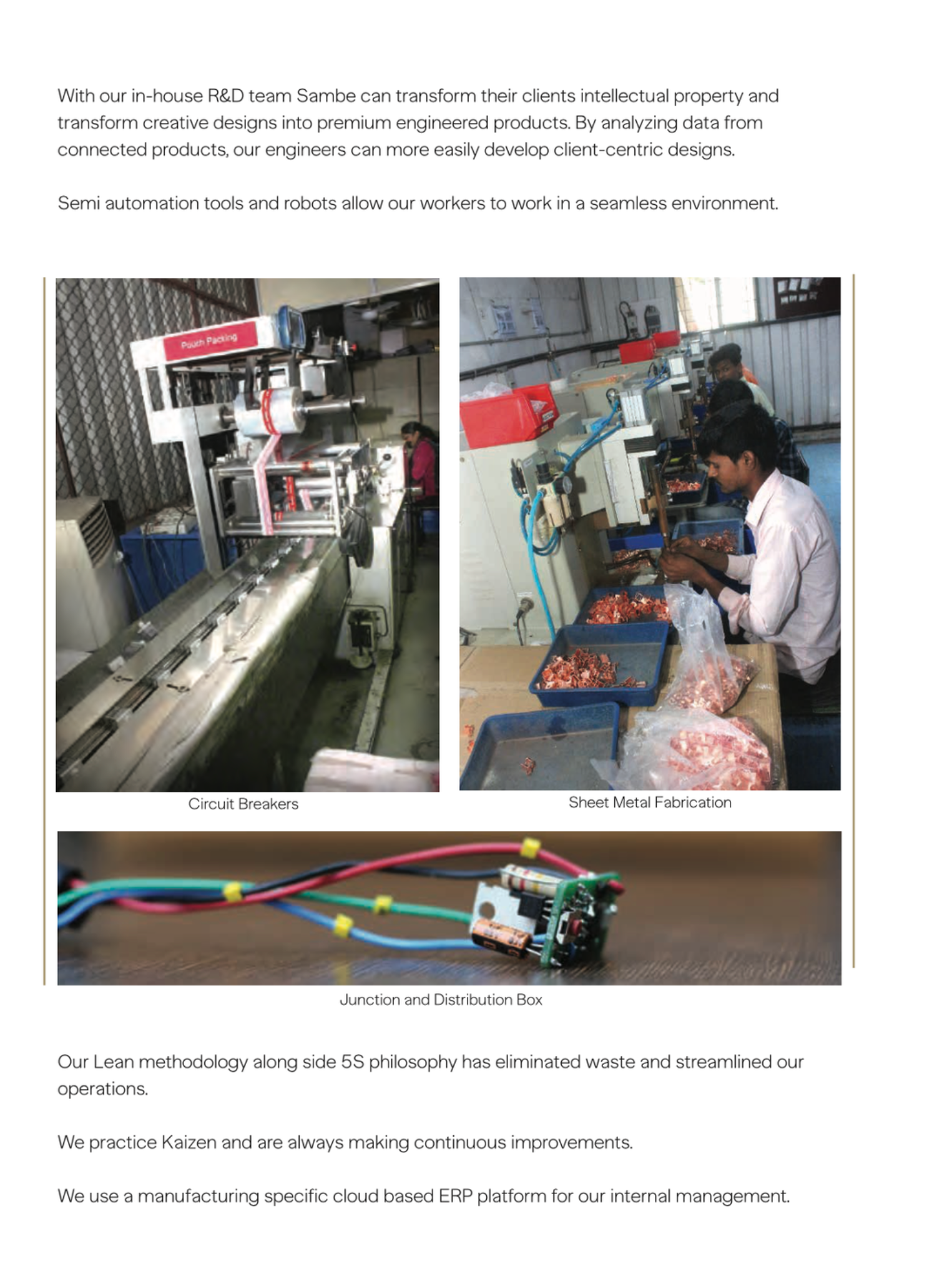 Sambe In-house R&D Process Diagram